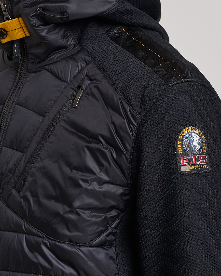 Men | Coats & Jackets | Parajumpers | Nolan Mesh Hooded Hybrid Black