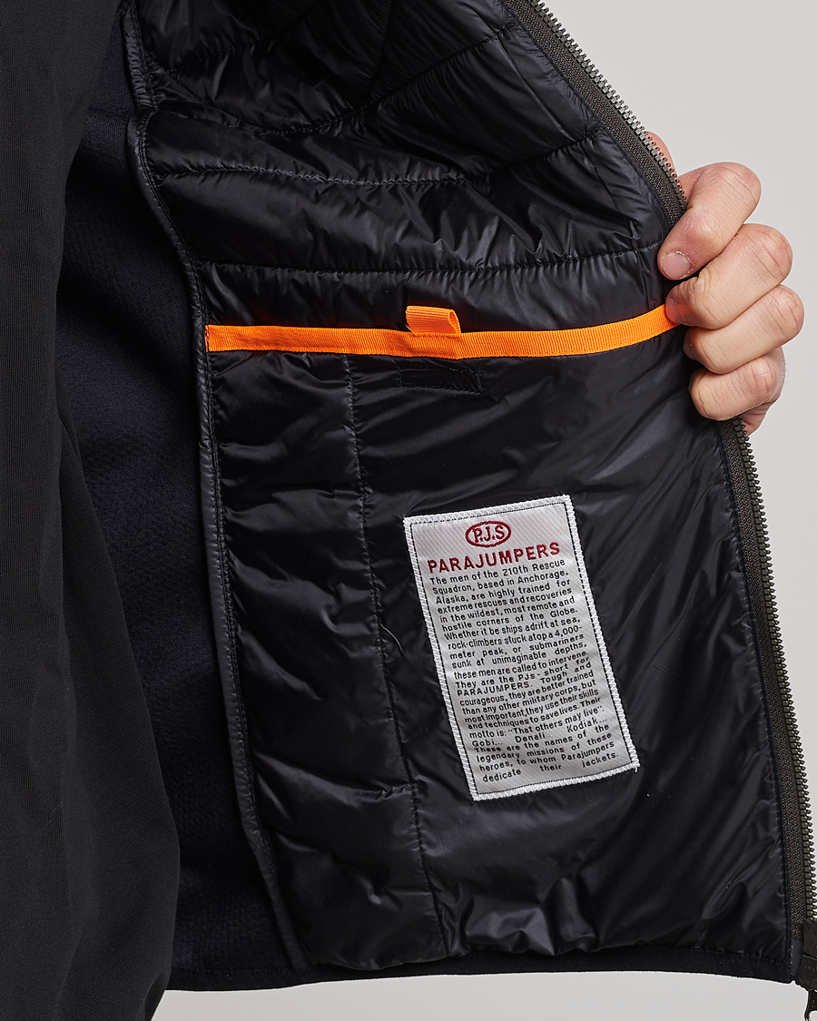 Men | Coats & Jackets | Parajumpers | Nolan Mesh Hooded Hybrid Black