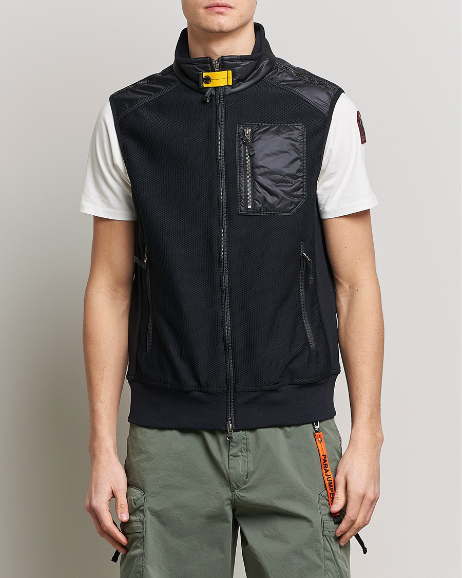 Men | Clothing | Parajumpers | Ludo Cold Down Hybrid Vest Black