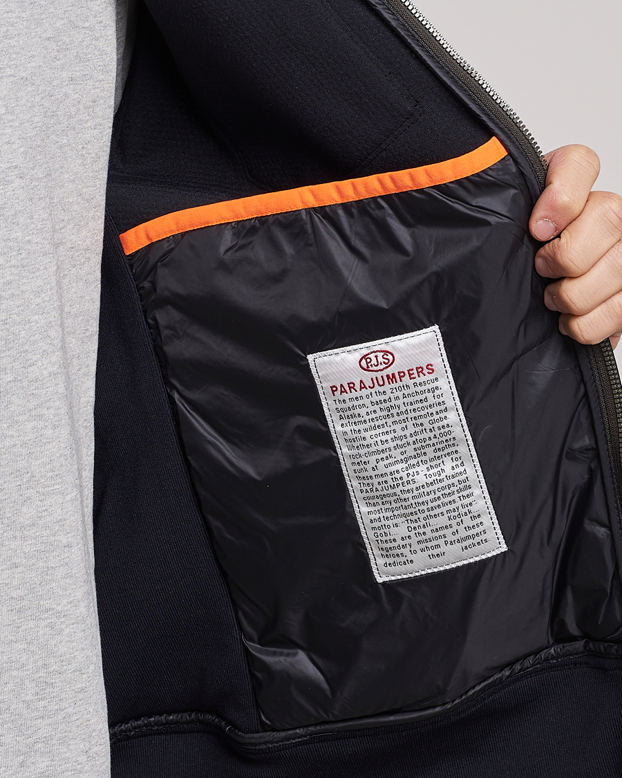 Men | Coats & Jackets | Parajumpers | London Hybrid Cool Down Jacket Black