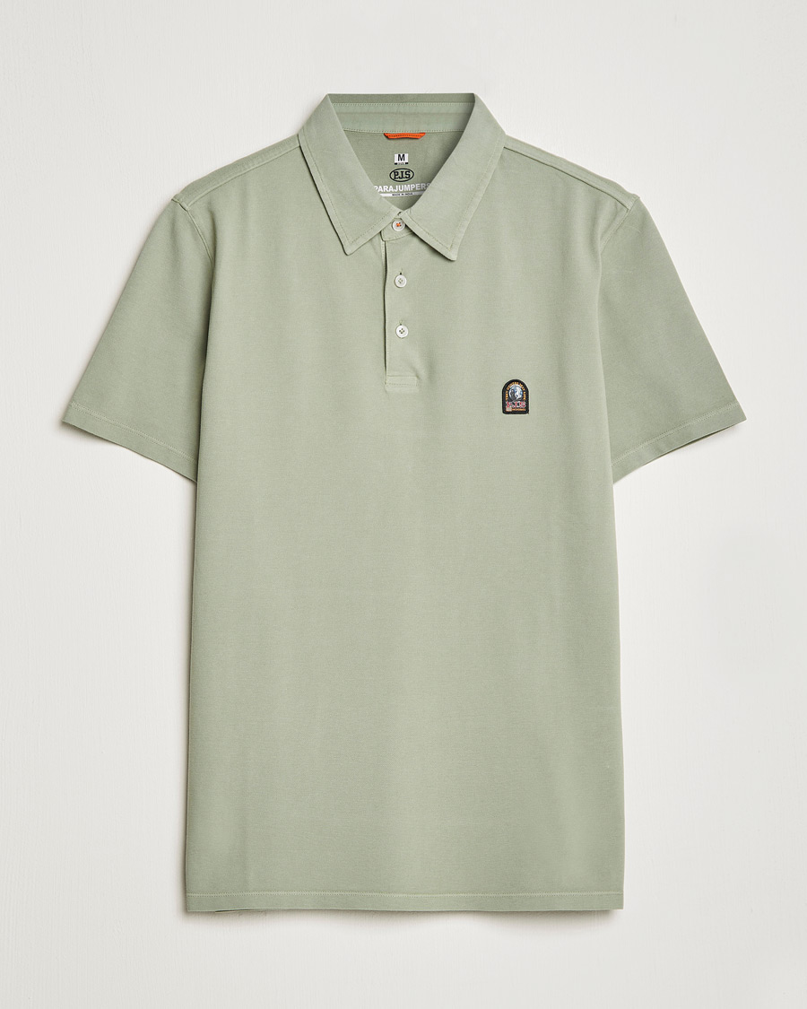 Men | Polo Shirts | Parajumpers | Hugh Polo Green Mileu