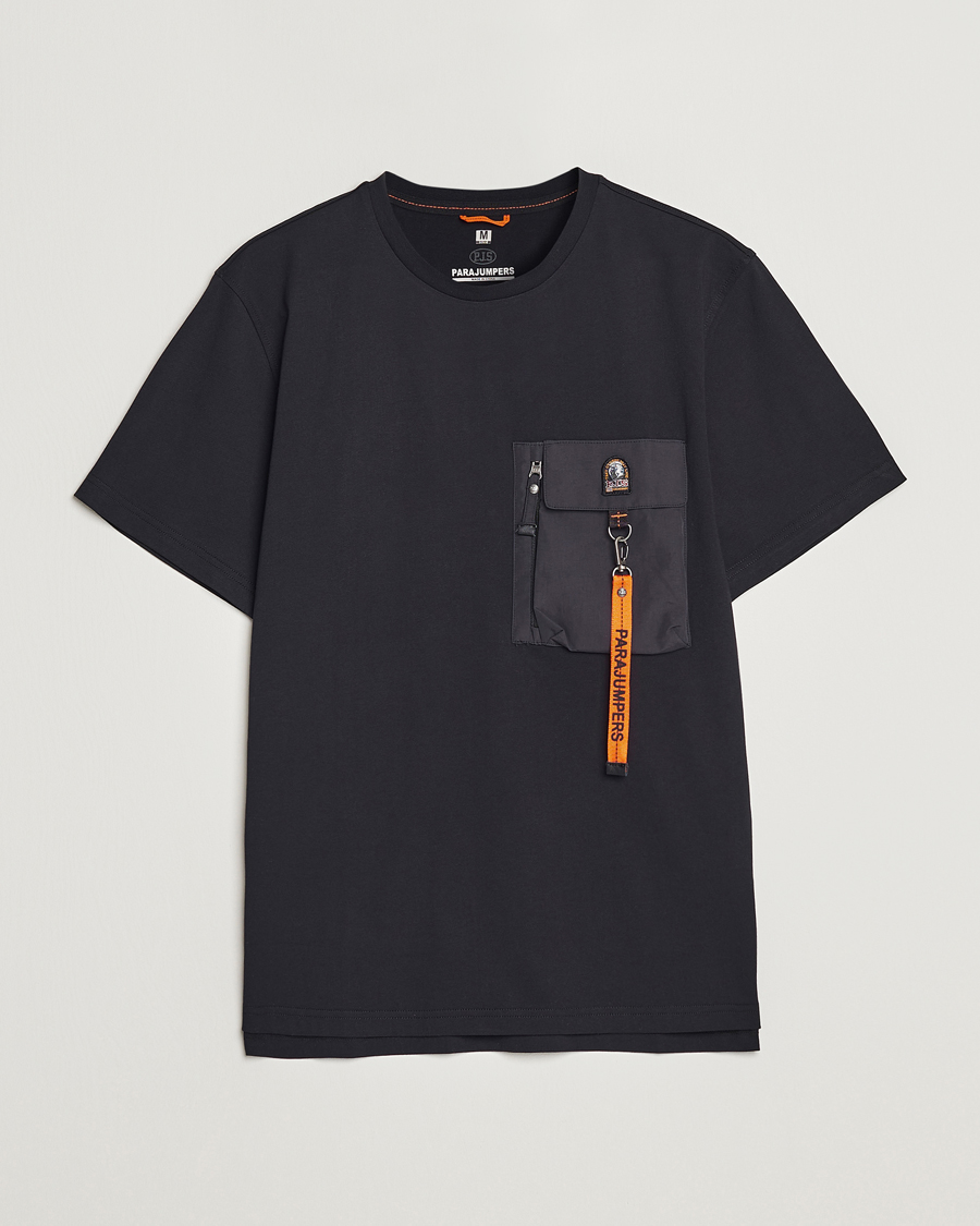 Men | T-Shirts | Parajumpers | Mojave Pocket Crew Neck Tee Black