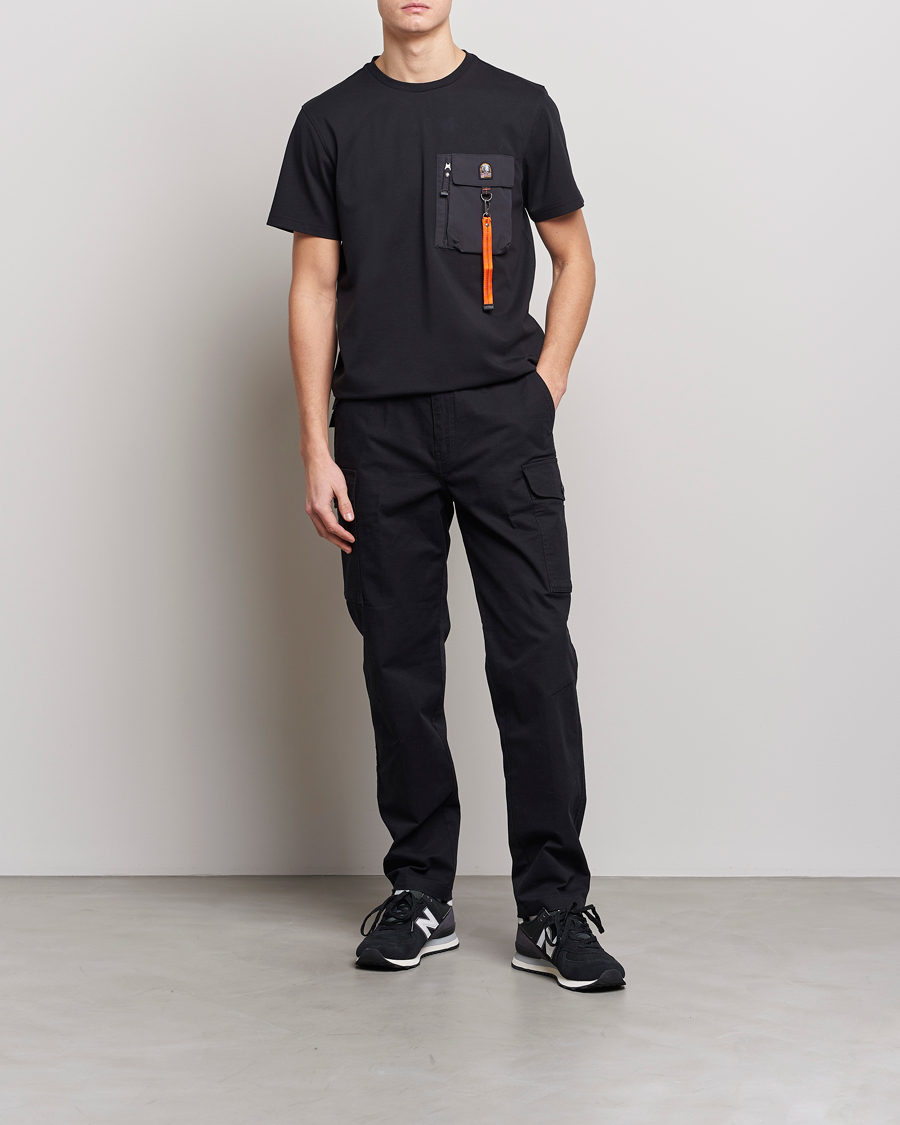 Men | T-Shirts | Parajumpers | Mojave Pocket Crew Neck Tee Black