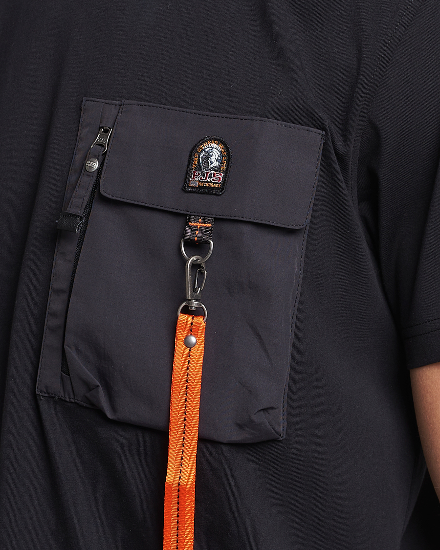 Men | T-Shirts | Parajumpers | Mojave Pocket Crew Neck Tee Black
