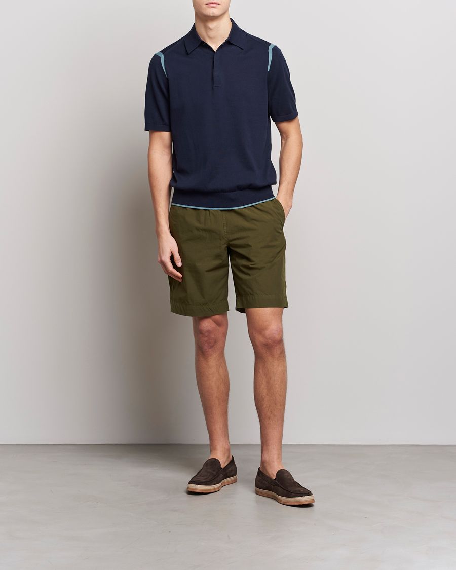Men | Shorts | PS Paul Smith | Organic Cotton Shorts Green