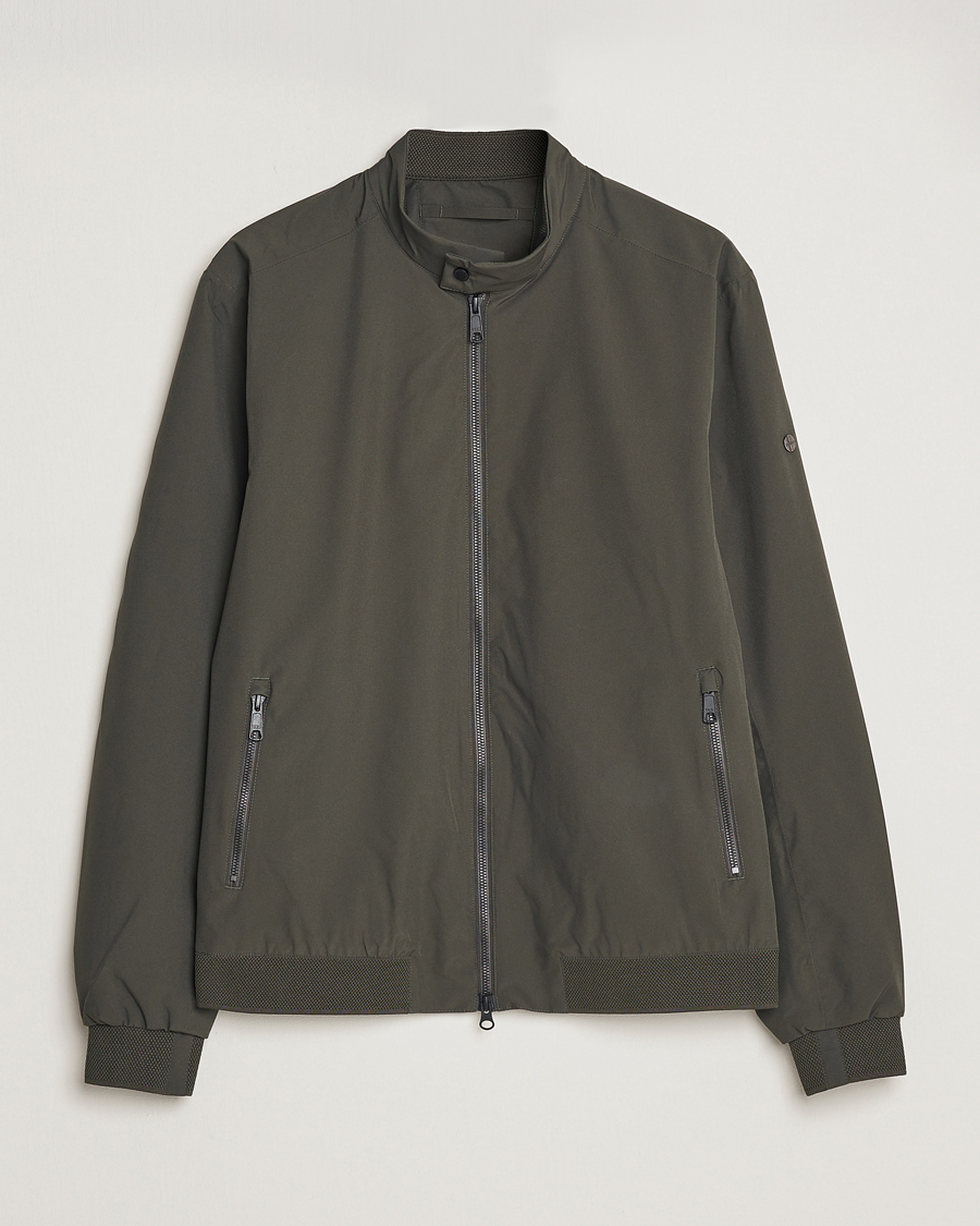 Men |  | Scandinavian Edition | Plain Waterproof Jacket Dark Olive