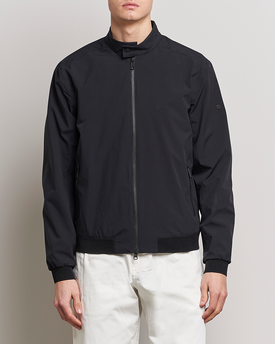 Men | Spring Jackets | Scandinavian Edition | Plain Waterproof Jacket Onyx