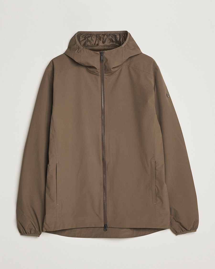 Men | Coats & Jackets | Scandinavian Edition | Hood Waterproof Jacket Major Brown