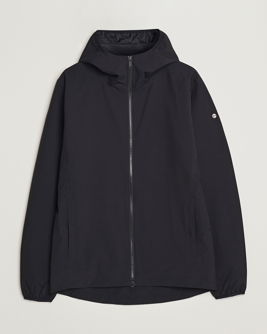 Men | Coats & Jackets | Scandinavian Edition | Hood Waterproof Jacket Onyx