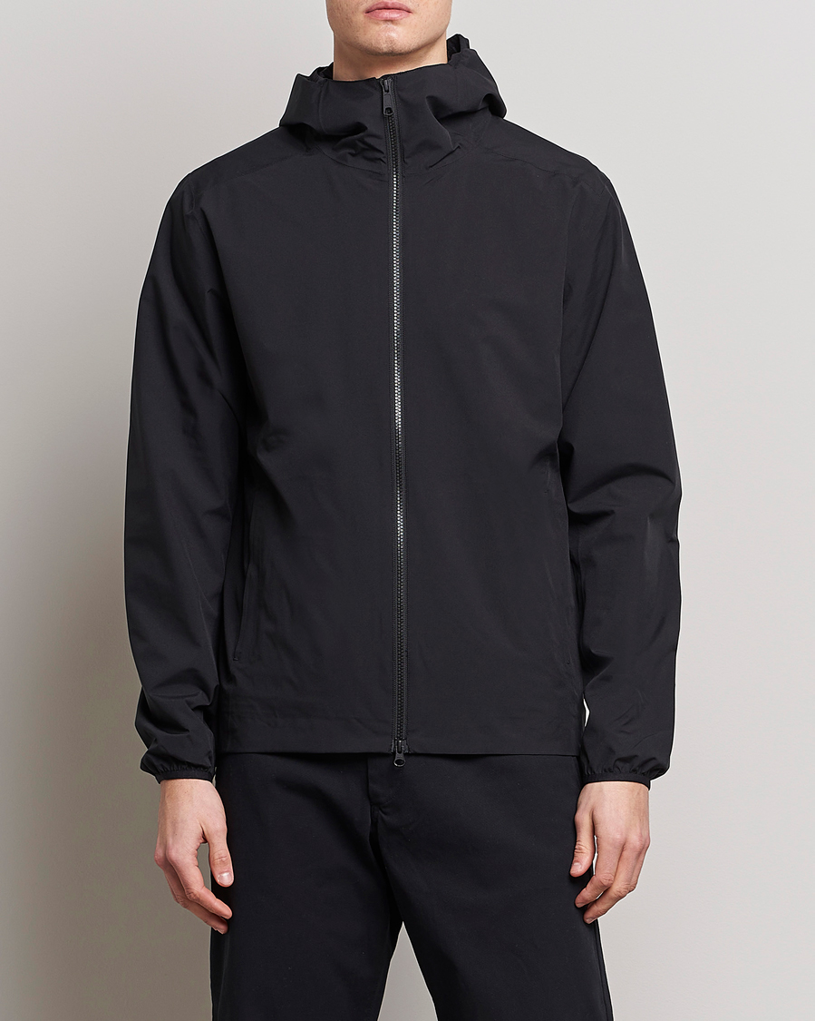 Men |  | Scandinavian Edition | Hood Waterproof Jacket Onyx