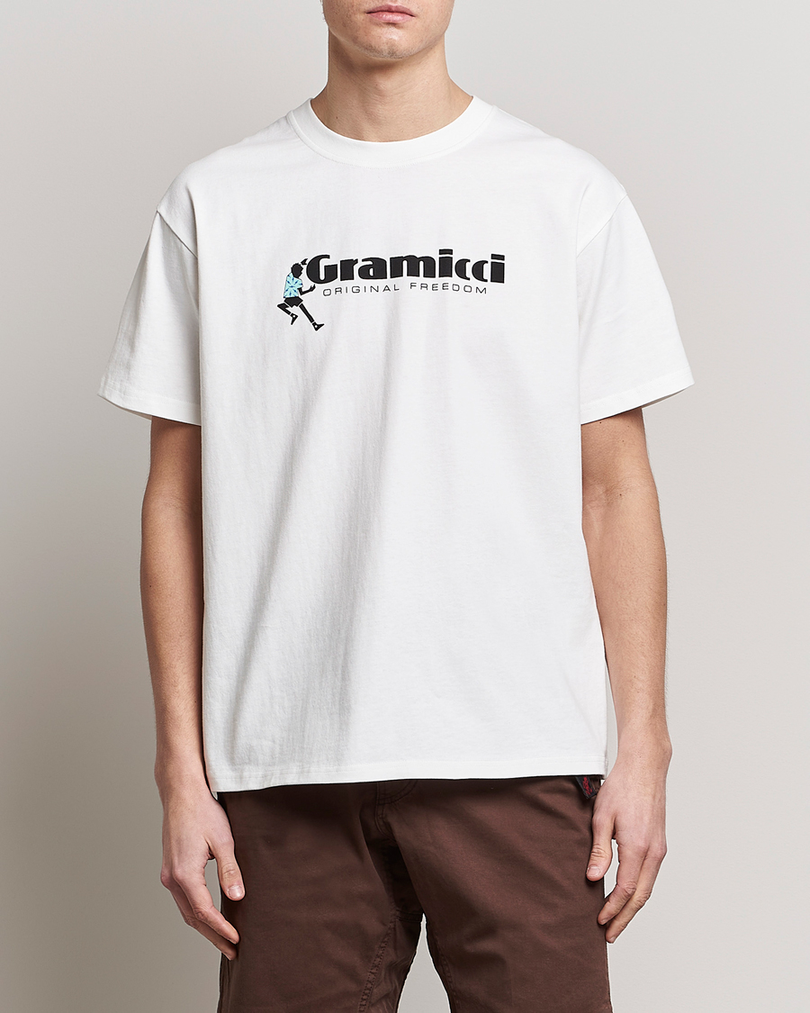 Men | Gramicci | Gramicci | Organic Cotton Dancing Man T-Shirt White