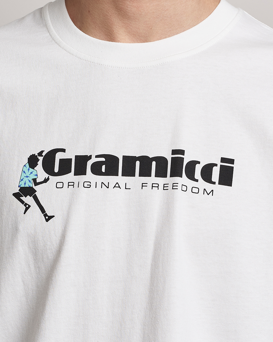 Men | T-Shirts | Gramicci | Organic Cotton Dancing Man T-Shirt White