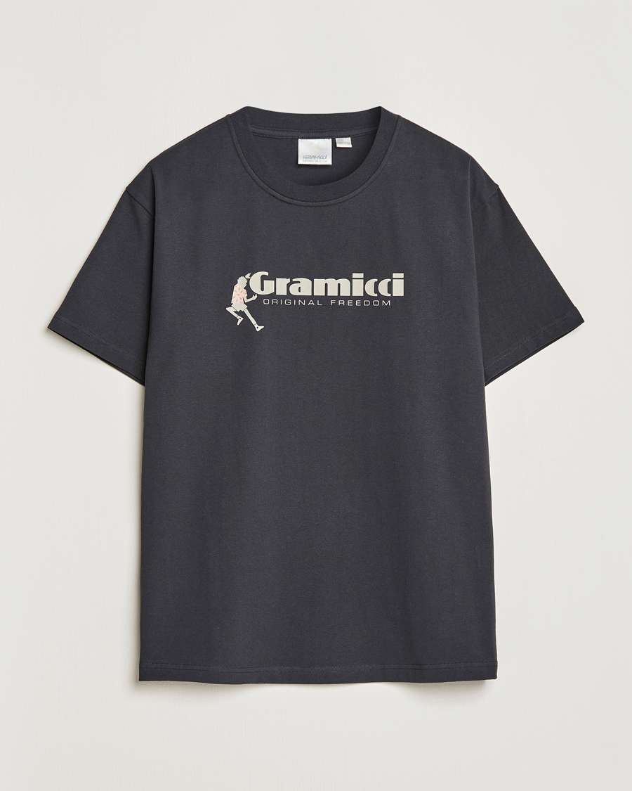Men | T-Shirts | Gramicci | Organic Cotton Dancing Man T-Shirt Vintage Black