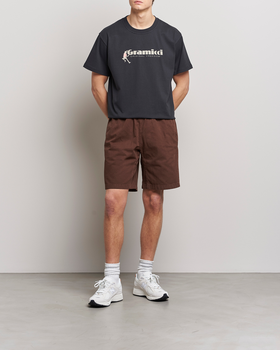 Men | T-Shirts | Gramicci | Organic Cotton Dancing Man T-Shirt Vintage Black