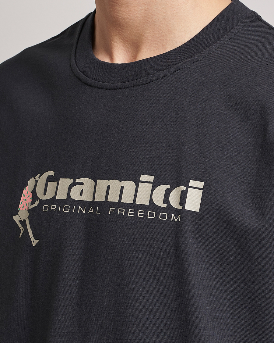 Men | T-Shirts | Gramicci | Organic Cotton Dancing Man T-Shirt Vintage Black