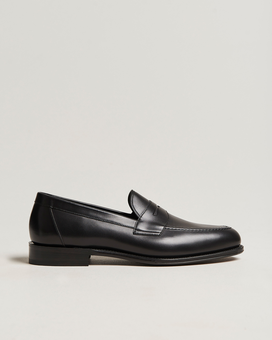 Men | Loafers | Loake 1880 | Hornbeam Eco Penny Loafer Black Calf