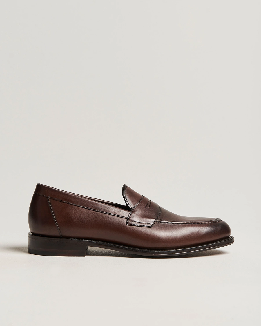 Men | Loafers | Loake 1880 | Hornbeam Eco Penny Loafer Walnut