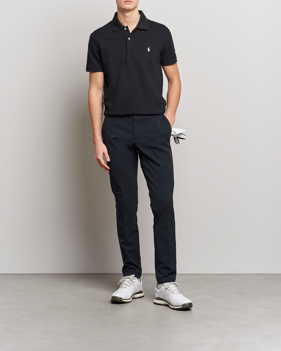 Men | Polo Shirts | Polo Ralph Lauren Golf | Performance Stretch Polo Black