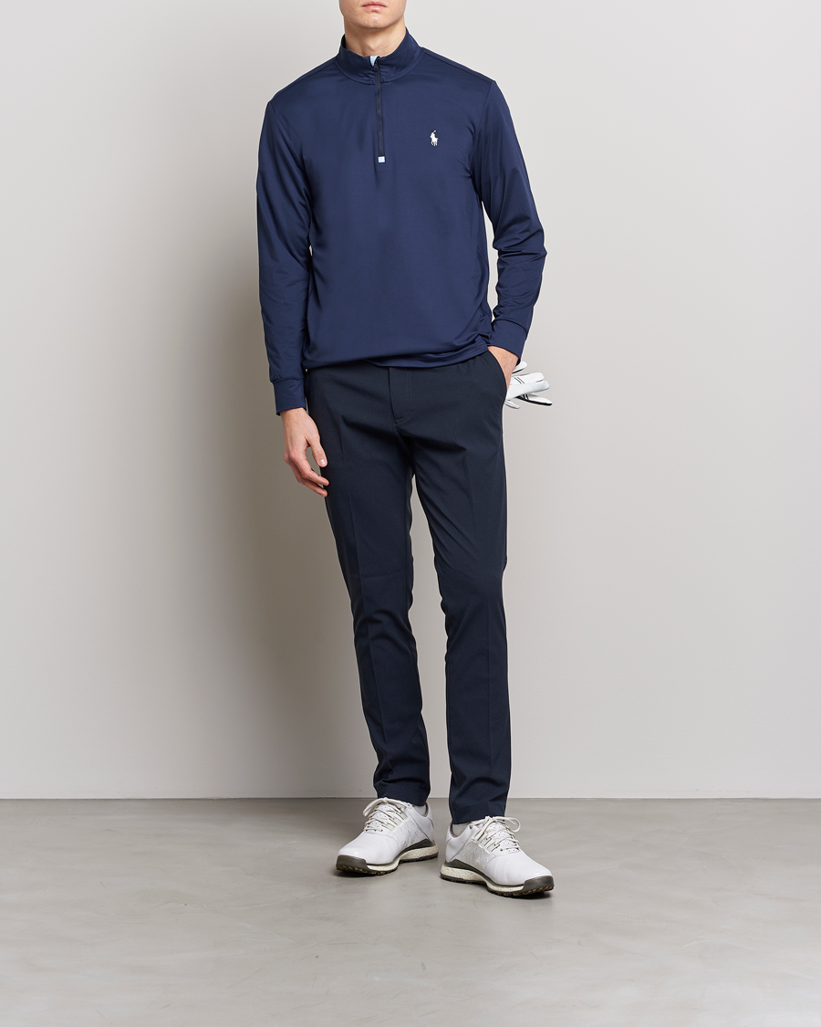 Men | Sweaters & Knitwear | Polo Ralph Lauren Golf | Performance Stratch Half Zip Refined Navy