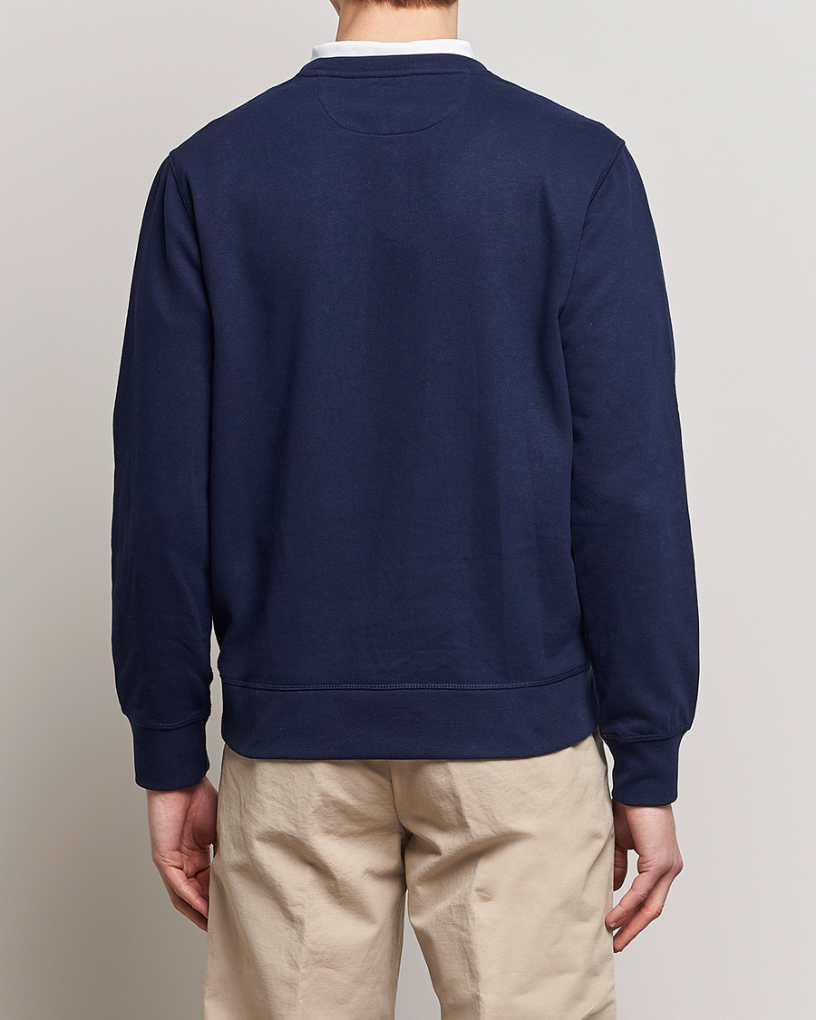 Men | Sweaters & Knitwear | Polo Ralph Lauren Golf | Magic Fleece Printed Bear Sweatshirt Navy