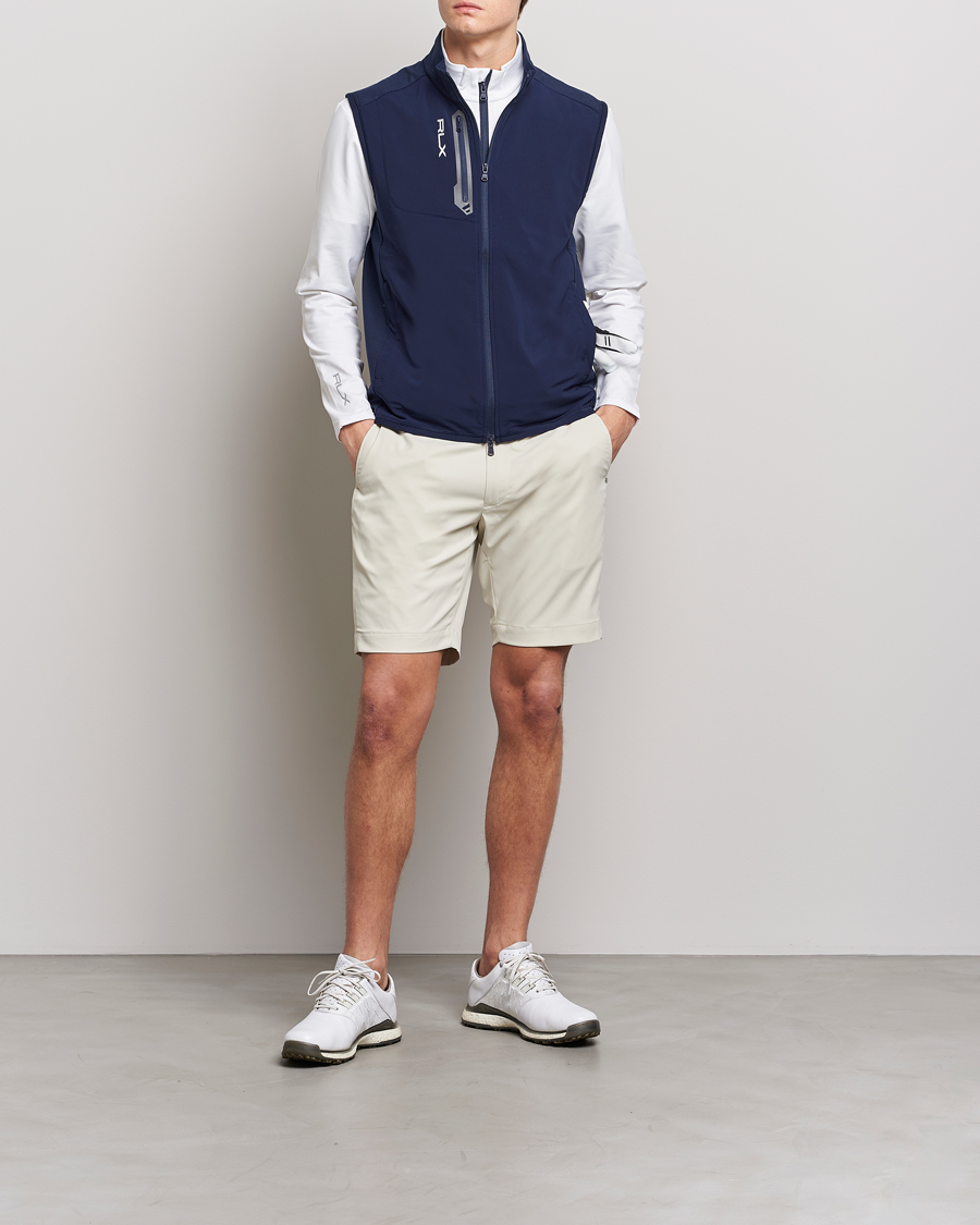 Men | Sweaters & Knitwear | RLX Ralph Lauren | Tech Terry Vest Refined Navy