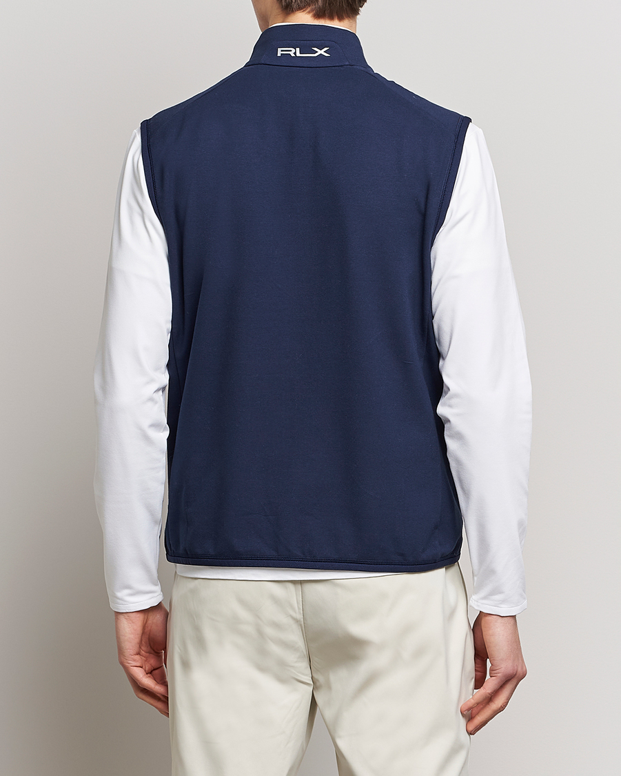 Men | Sweaters & Knitwear | RLX Ralph Lauren | Tech Terry Vest Refined Navy