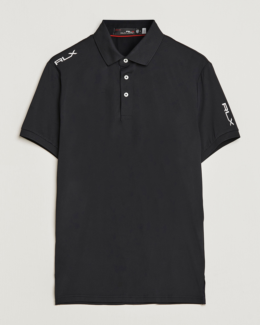 Men | Polo Shirts | RLX Ralph Lauren | Airflow Polo Black
