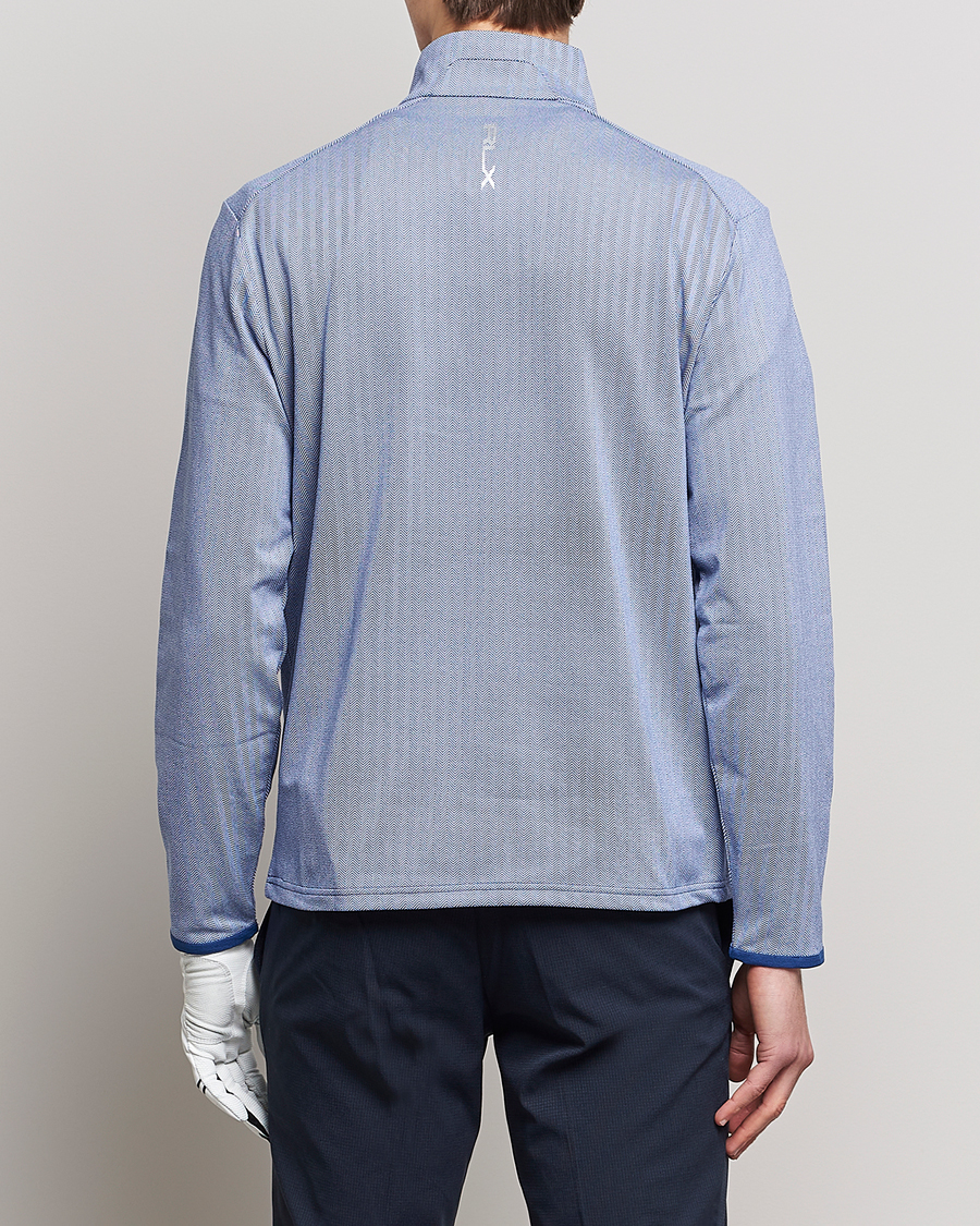 Men | Sweaters & Knitwear | RLX Ralph Lauren | Luxury Jersey Half Zip Royal Blue