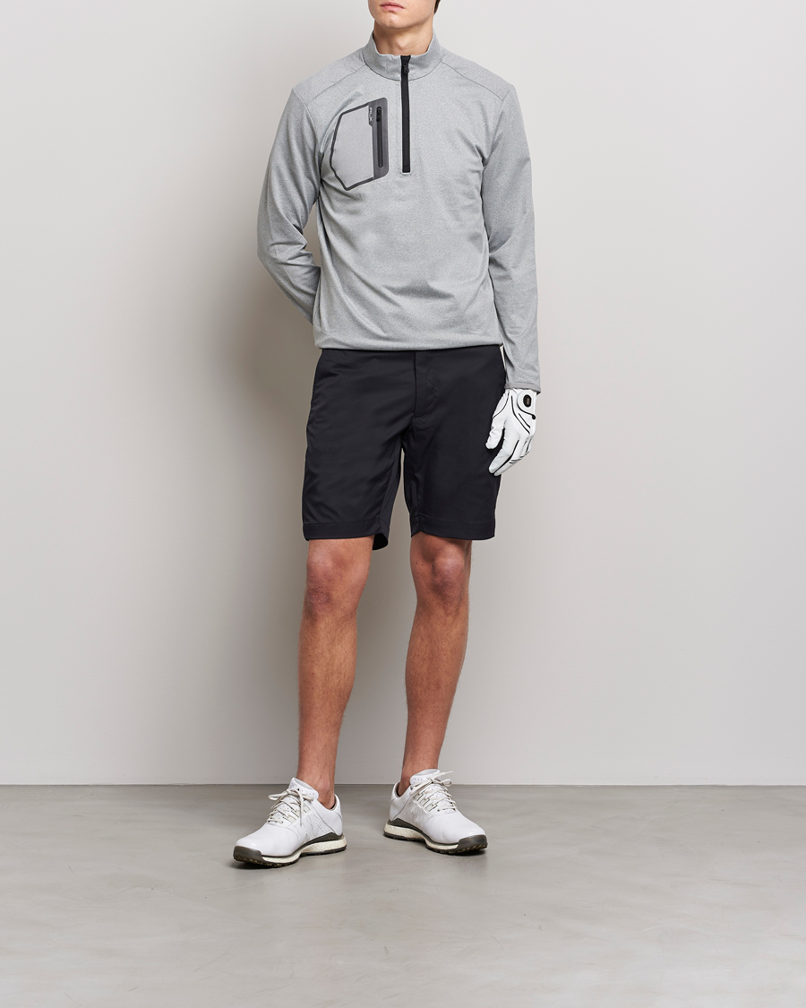 Men | Sweaters & Knitwear | RLX Ralph Lauren | Luxury Jersey Half Zip Andover Heather