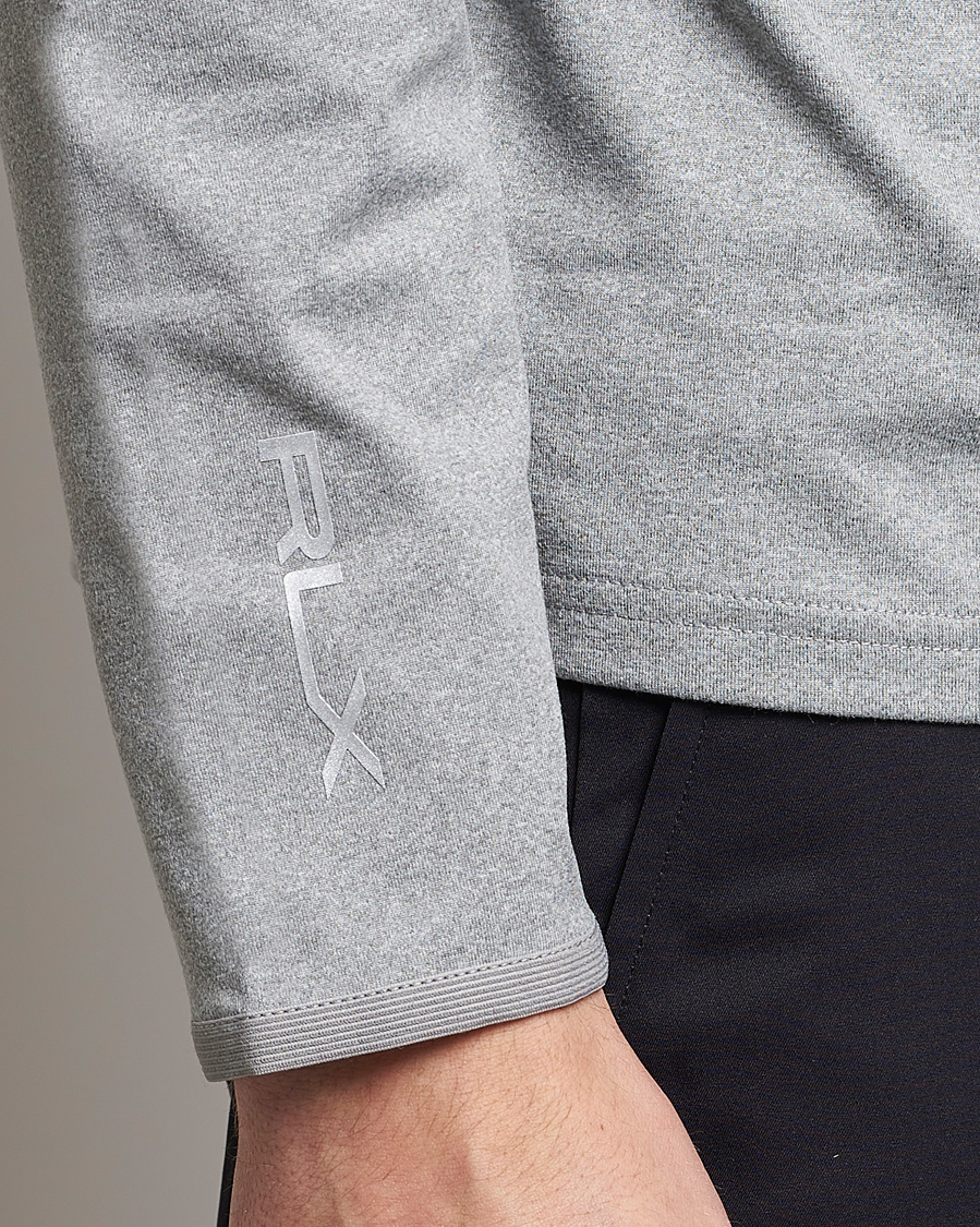 Men | Sweaters & Knitwear | RLX Ralph Lauren | Luxury Jersey Half Zip Andover Heather