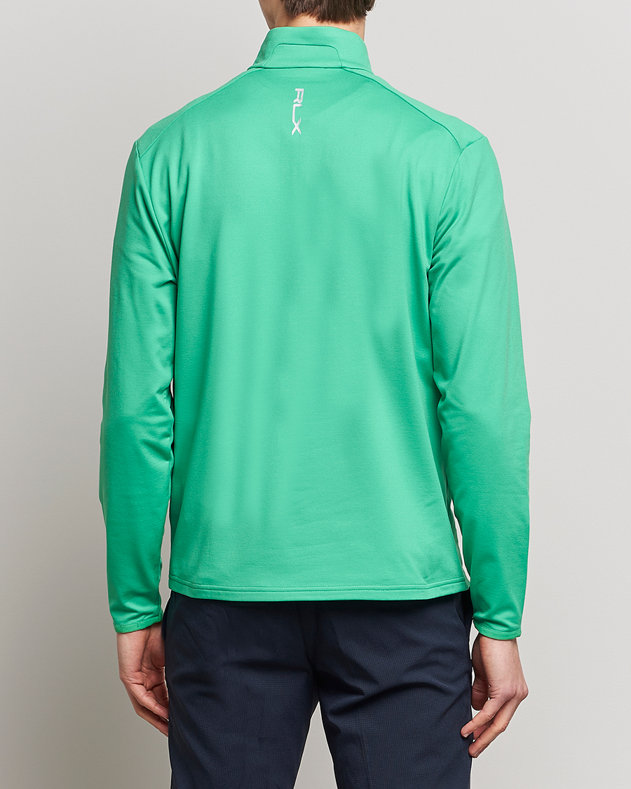 Men | Sweaters & Knitwear | RLX Ralph Lauren | Luxury Jersey Half Zip Vineyard Green