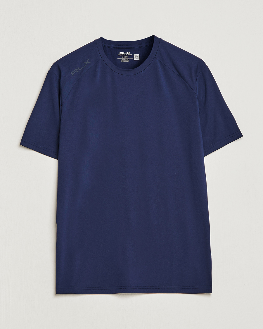 Men | T-Shirts | RLX Ralph Lauren | Airflow Crew Neck T-Shirt Refined Navy