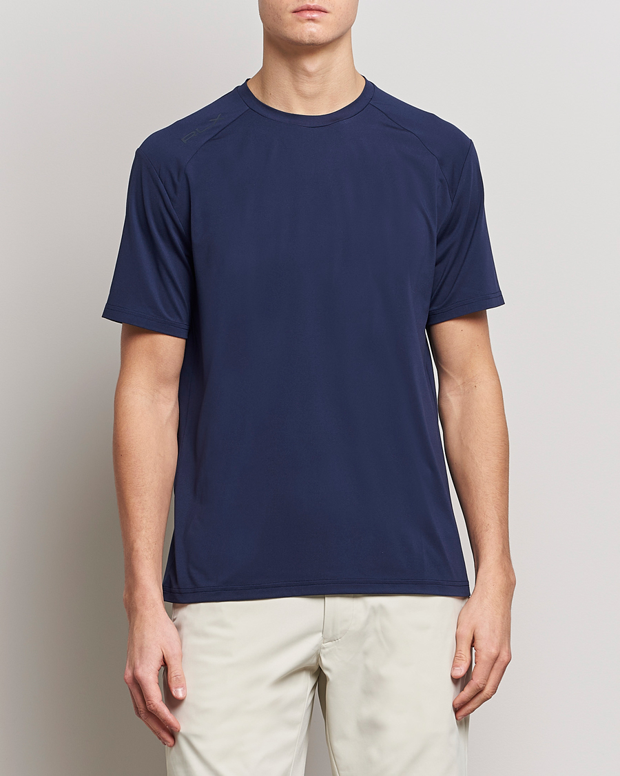 Men |  | RLX Ralph Lauren | Airflow Crew Neck T-Shirt Refined Navy