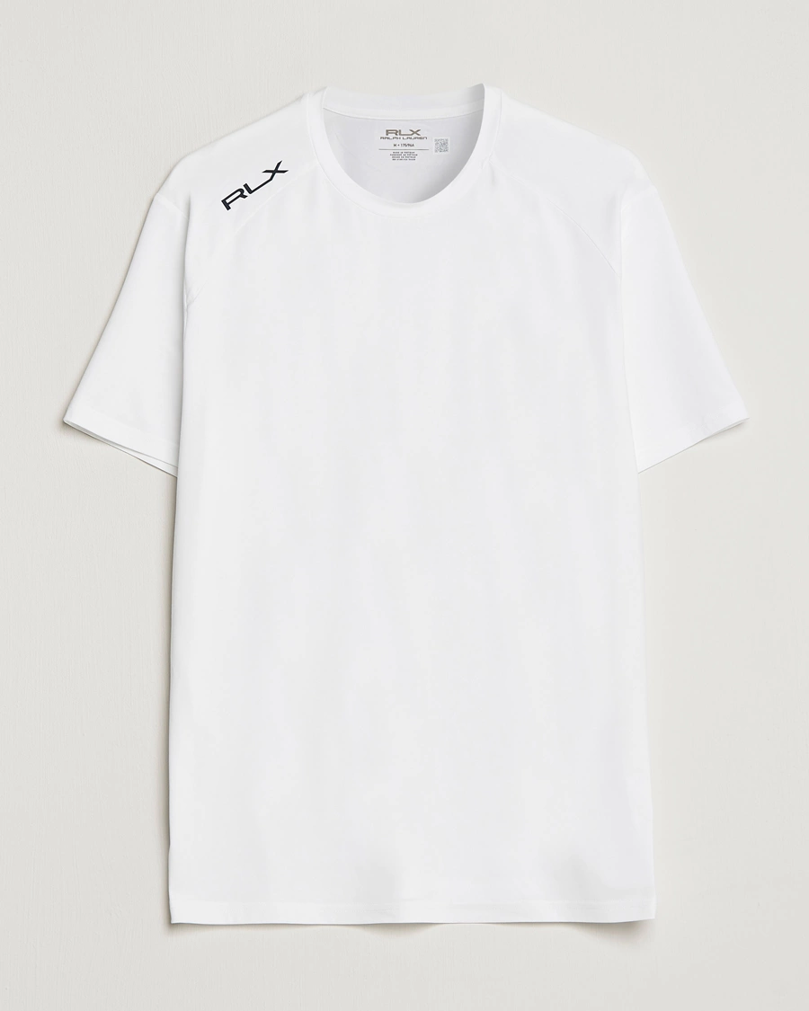 Men | T-Shirts | RLX Ralph Lauren | Airflow Crew Neck T-Shirt Ceramic White