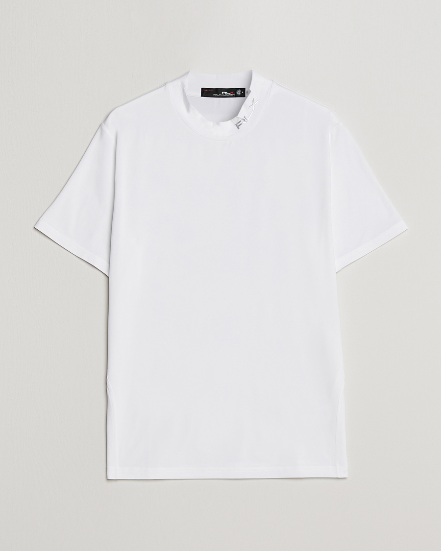 Men | T-Shirts | RLX Ralph Lauren | Airflow Performance Mock Neck T-Shirt White