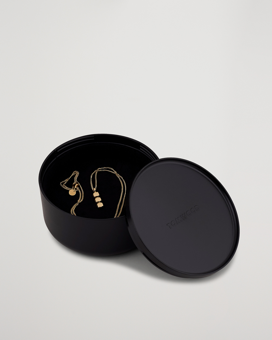 Men | Tom Wood Mini Cushion Pendant Necklace Gold | Tom Wood | Mini Cushion Pendant Necklace Gold