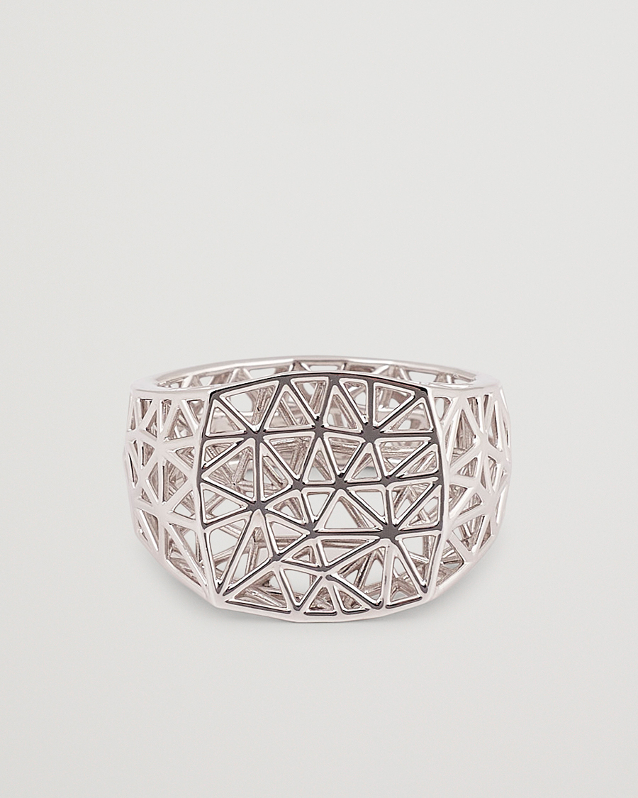 Men | Tom Wood Mesh Ring Silver | Tom Wood | Mesh Ring Silver