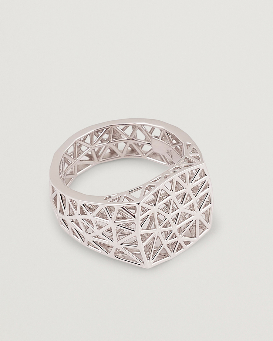 Men | Tom Wood Mesh Ring Silver | Tom Wood | Mesh Ring Silver