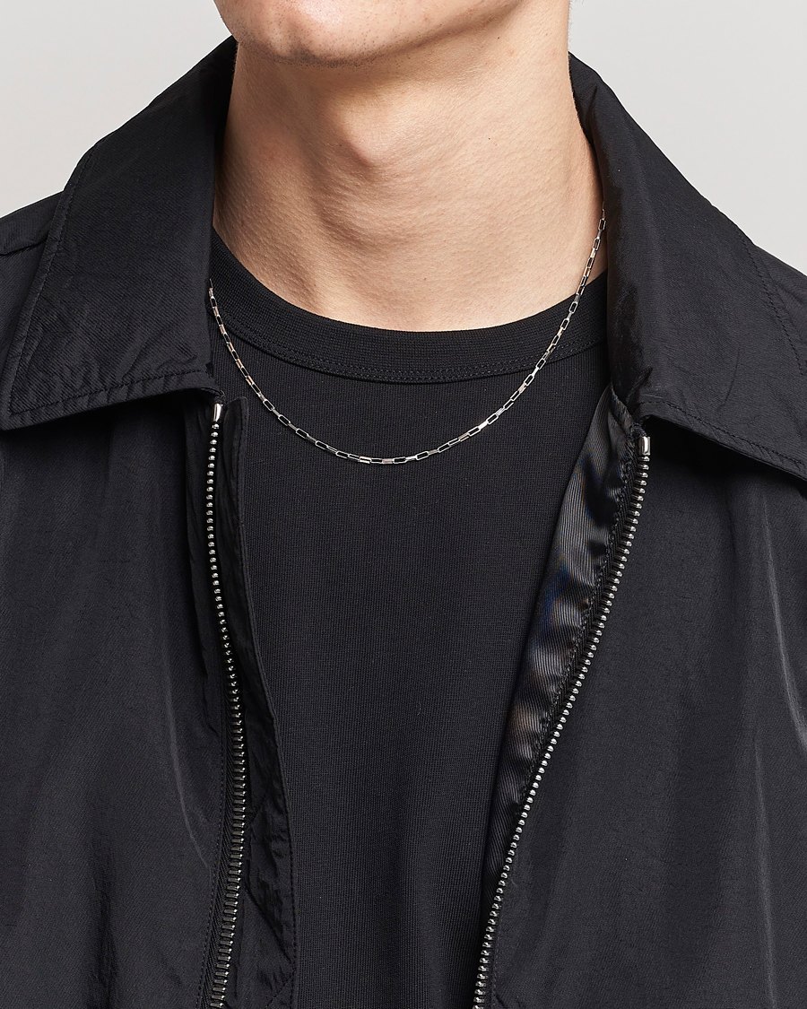 Men | Tom Wood Billie Chain Necklace Silver | Tom Wood | Billie Chain Necklace Silver
