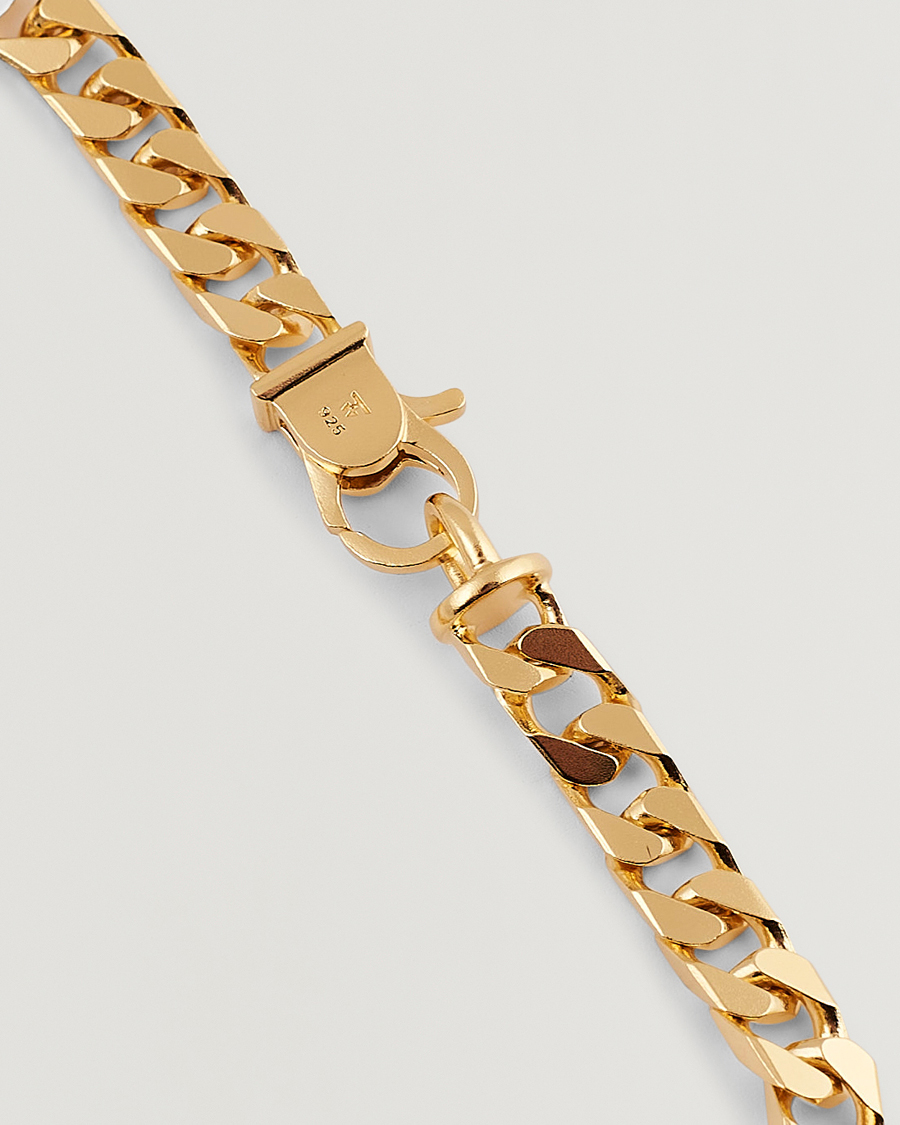 Men | Tom Wood Frankie Bracelet Gold | Tom Wood | Frankie Bracelet Gold
