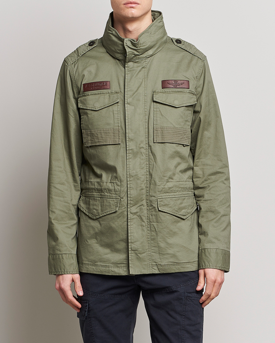 Men | Autumn Jackets | Aeronautica Militare | Field Jacket Green