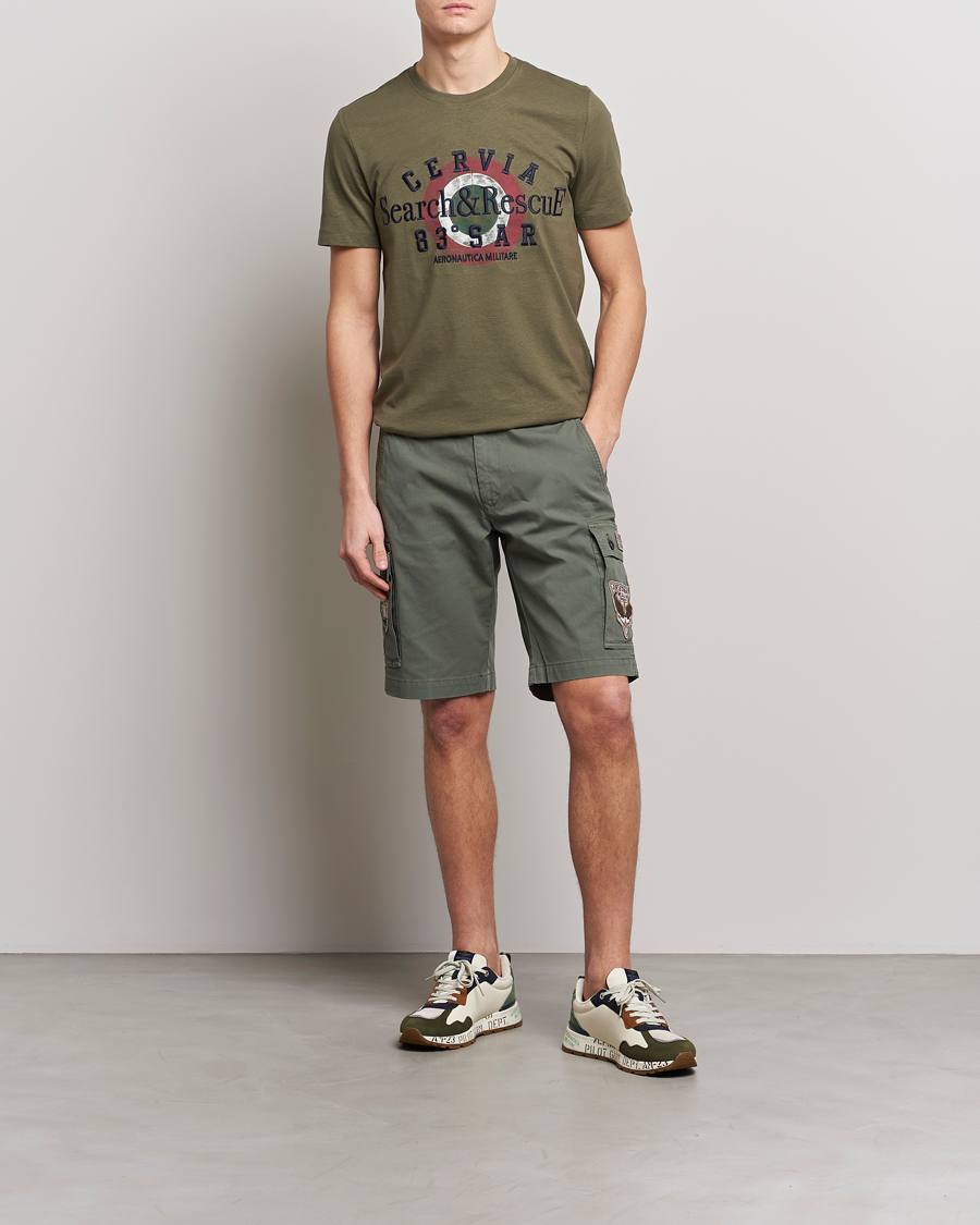 Men | Shorts | Aeronautica Militare | Bermuda Tasconato Shorts Green