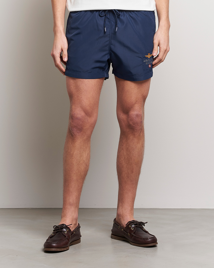 Men | Swimwear | Aeronautica Militare | Costume Swim Shorts Navy