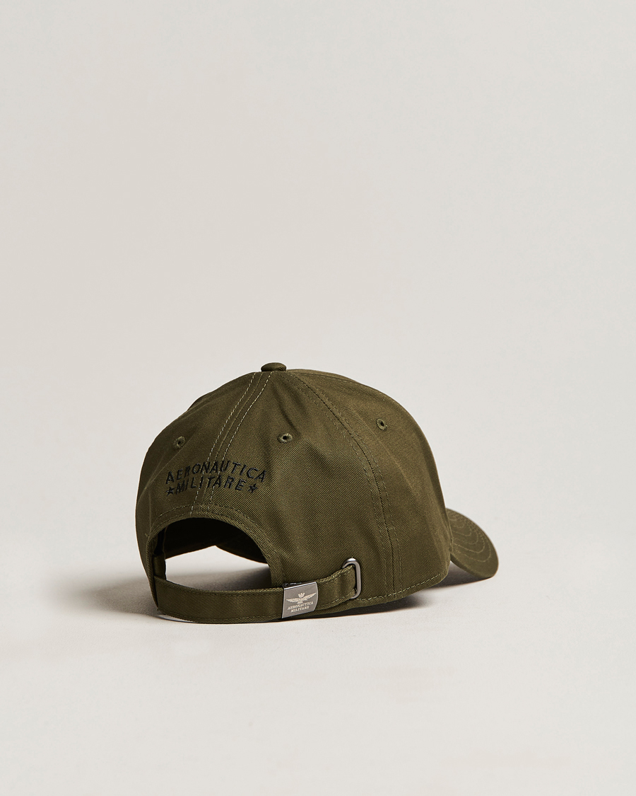 Men | Aeronautica Militare Cotton Baseball Cap Green | Aeronautica Militare | Cotton Baseball Cap Green