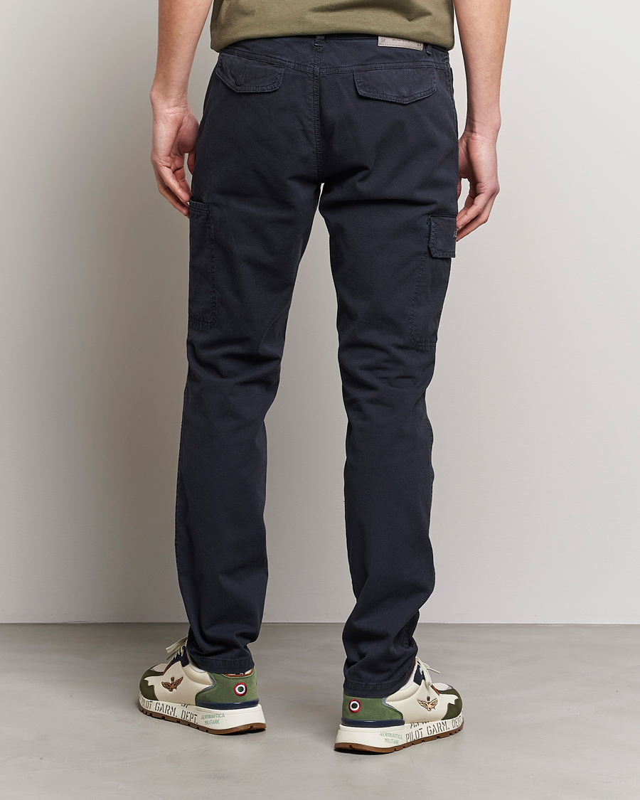 Men | Trousers | Aeronautica Militare | Stretch Cotton Pocket Pants Navy