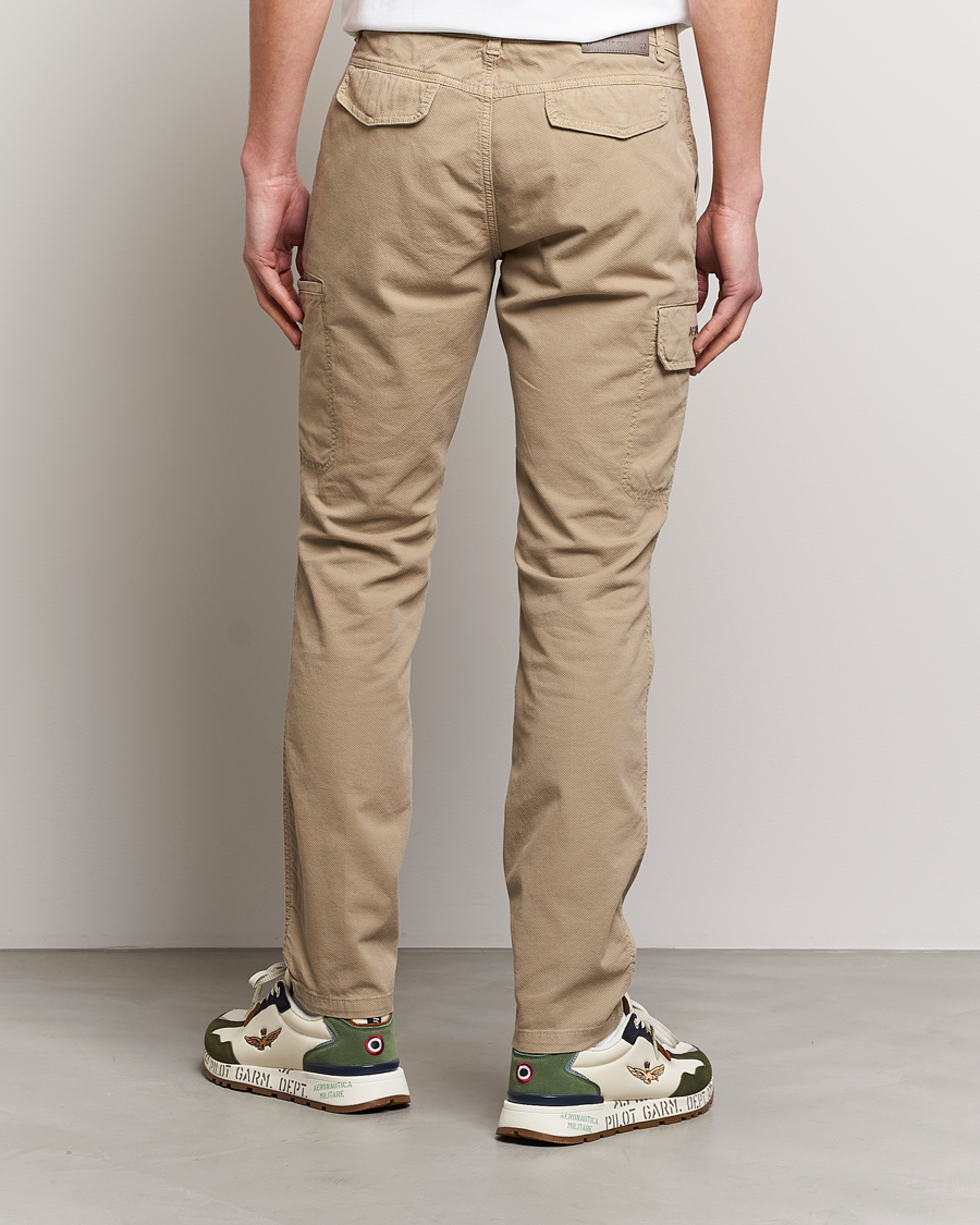 Men | Trousers | Aeronautica Militare | Stretch Cotton Pocket Pants Sand