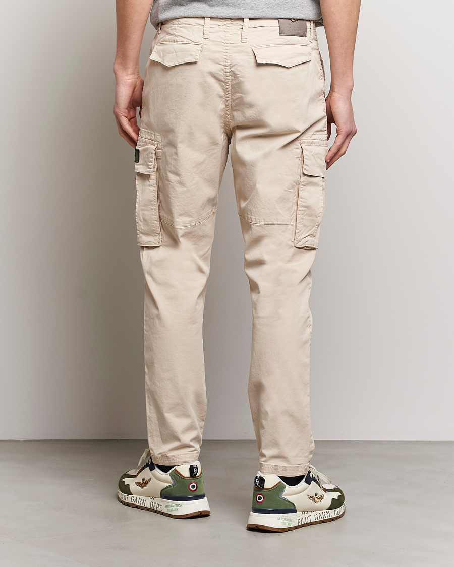 Men | Trousers | Aeronautica Militare | Soft Twill Pocket Pants Plaster