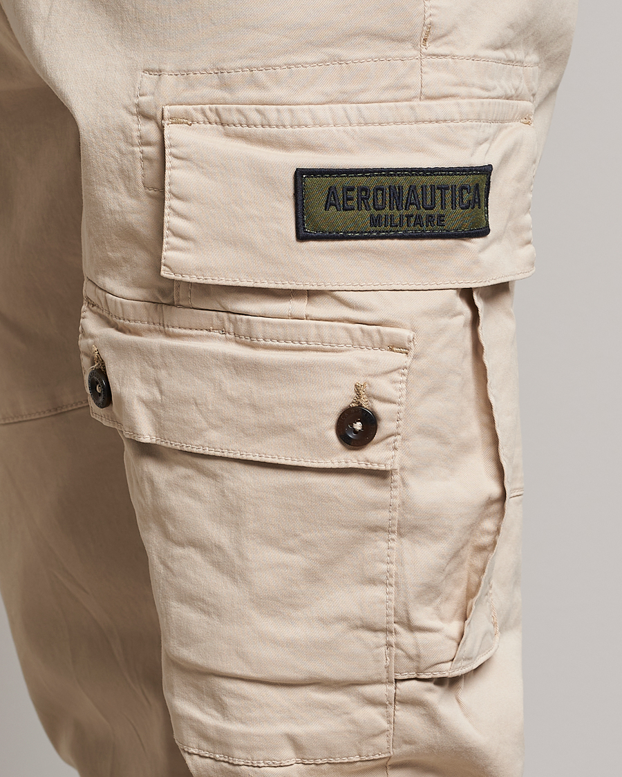 Men | Trousers | Aeronautica Militare | Soft Twill Pocket Pants Plaster