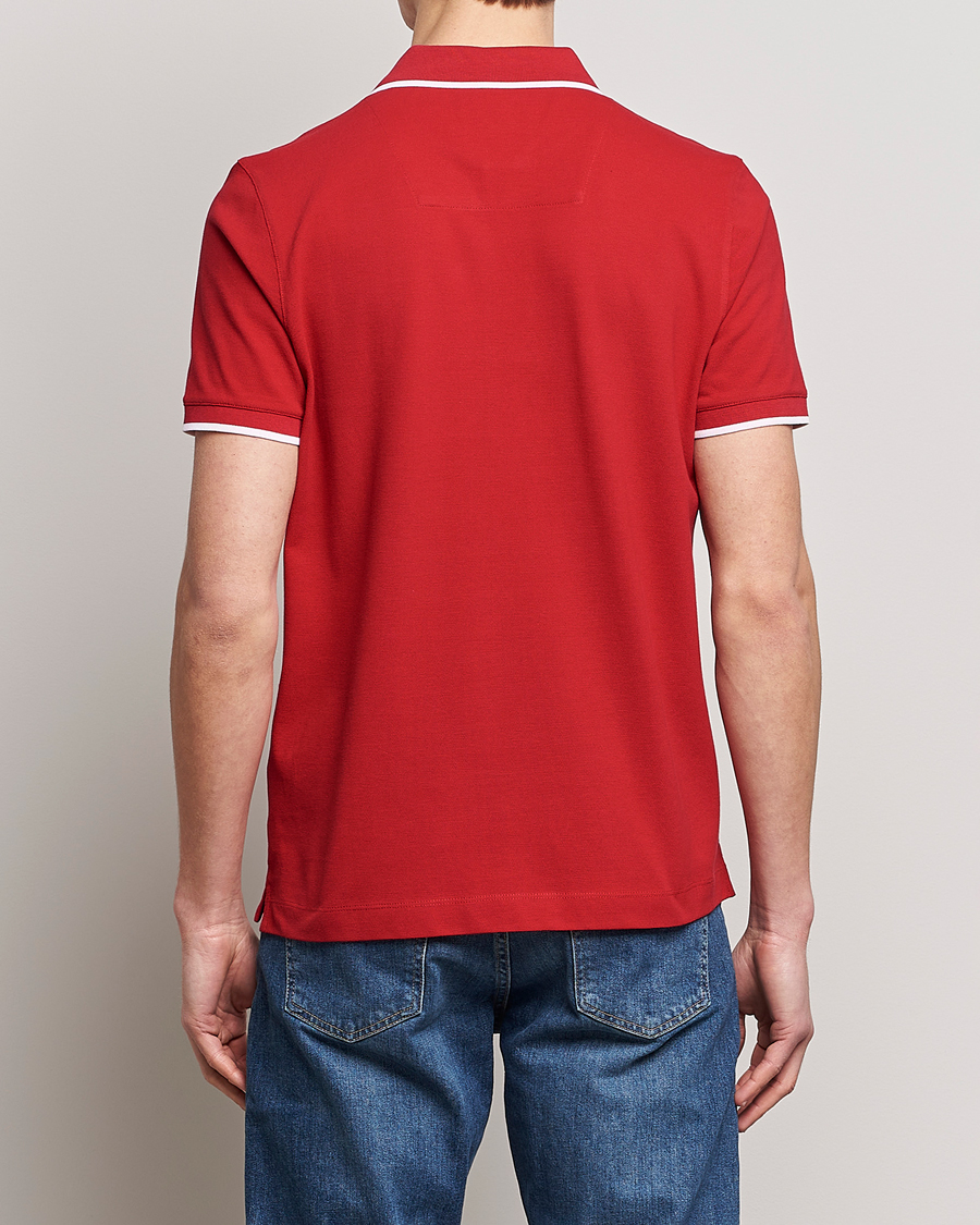 Men | Polo Shirts | Aeronautica Militare | Garment Dyed Cotton Polo Red