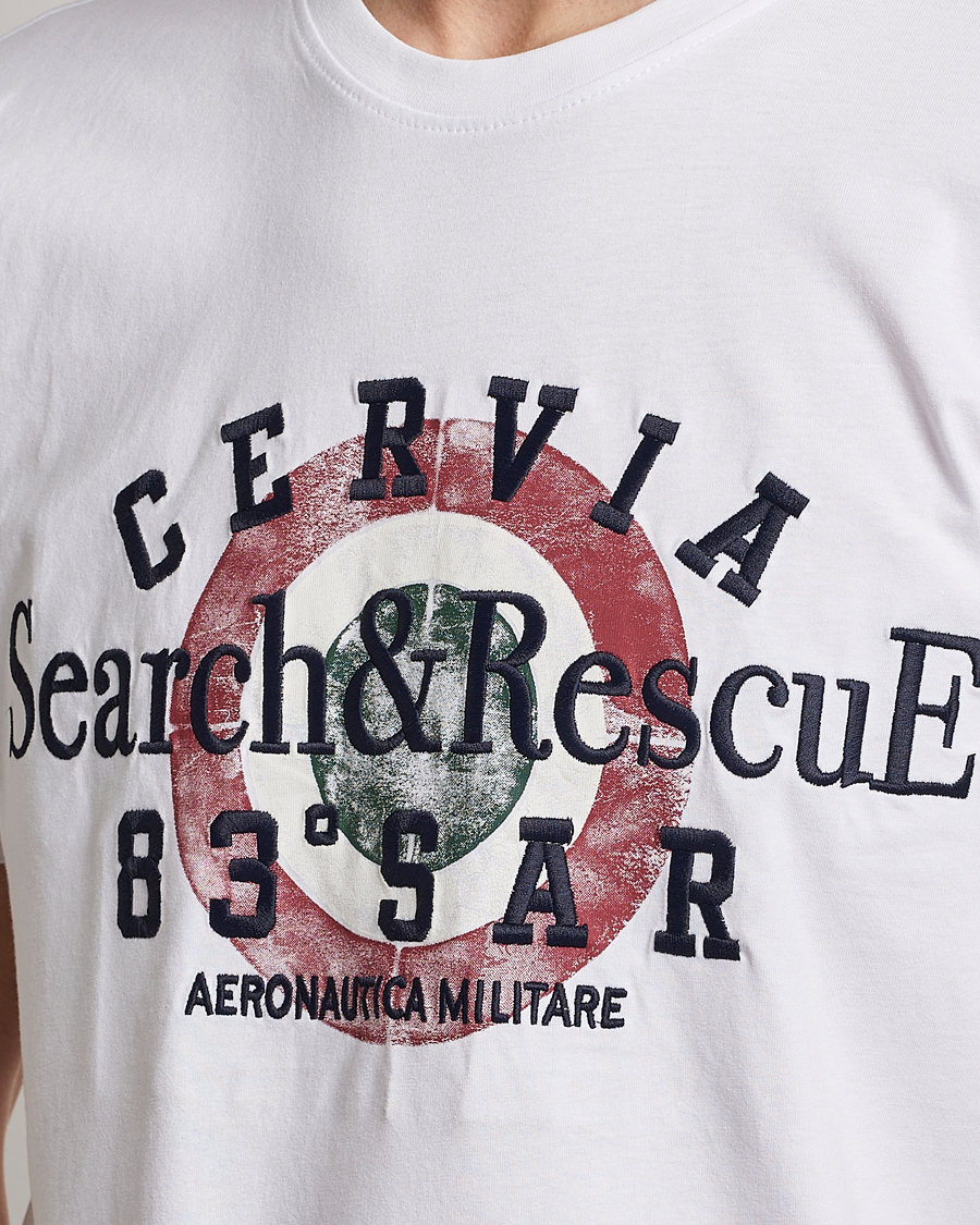Men | T-Shirts | Aeronautica Militare | Cotton T-Shirt Off White